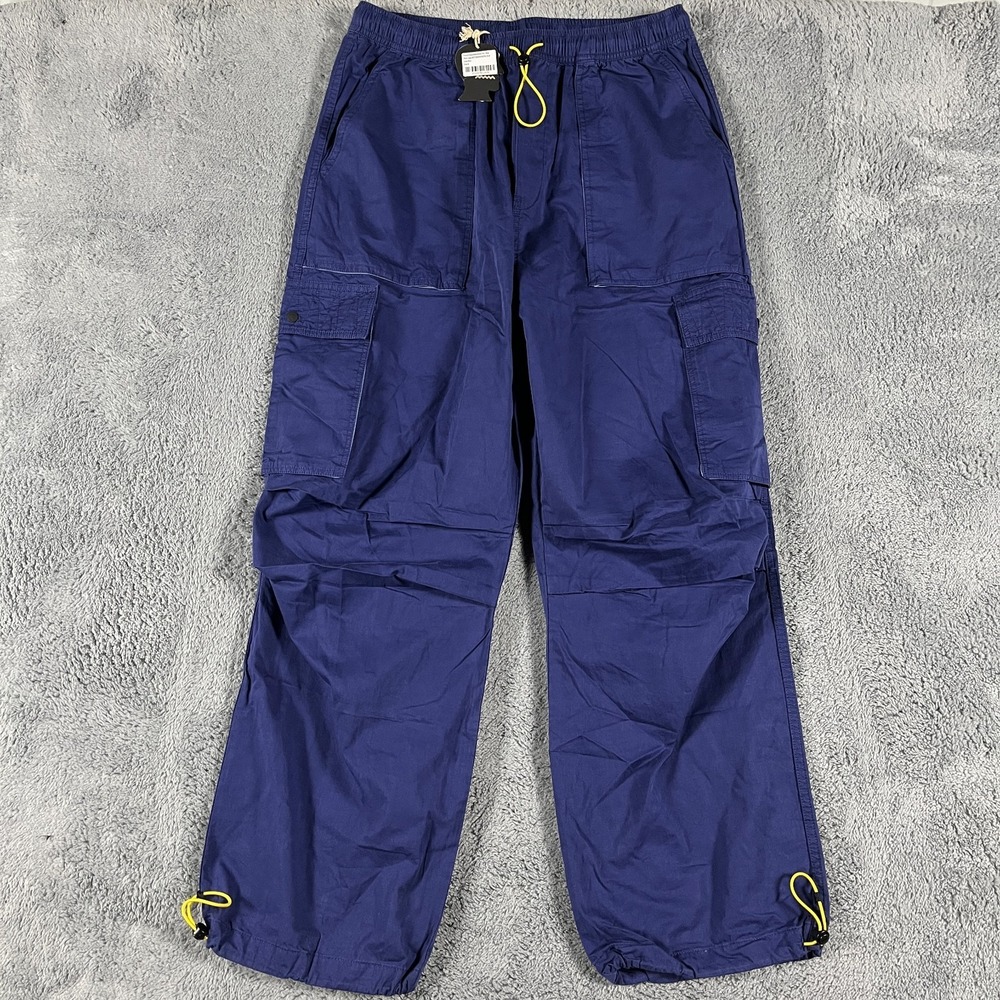 Brain Dead Adjustable Skate Pant Men's M Cargo Cotton Drawstring NWT
